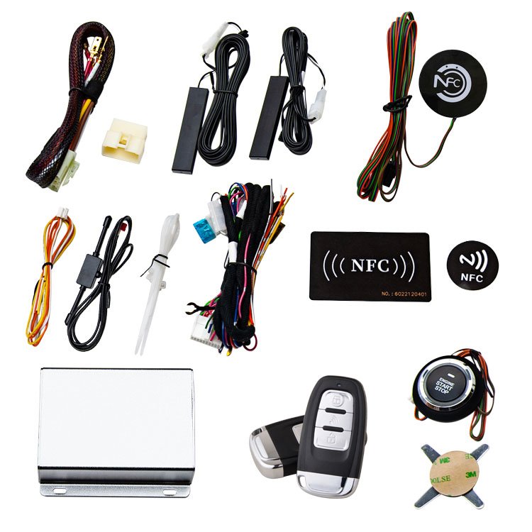High-Quality Universal Car Push-Start Engine Remote Starter and Keyless Entry System with Smart Key for Push-Start Stop Engine